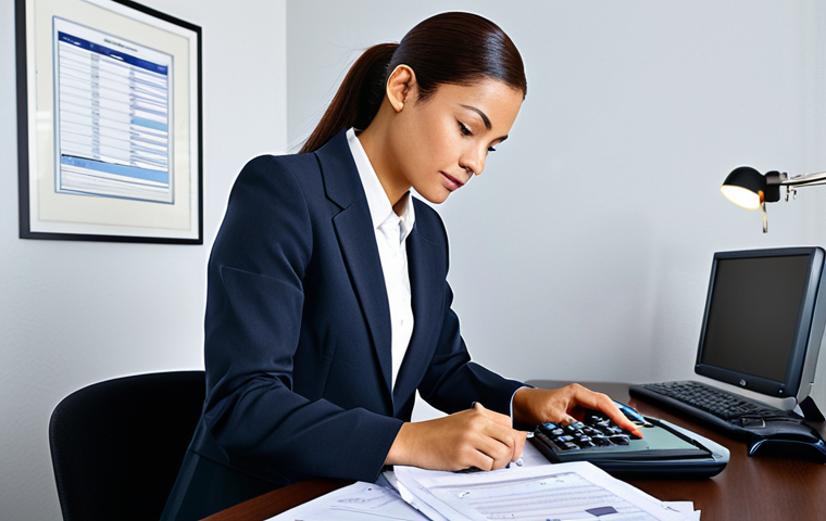 CPA Professional**

"A professional CPA, fully clothed in a modest business suit, working diligently at a modern office desk, reviewing financial documents. The scene includes a well-organized workspace with a computer, calculator, and paperwork. Emphasis on accuracy and attention to detail. Safe for work, appropriate content, family-friendly, perfect anatomy, correct proportions, professional lighting, high resolution."

**