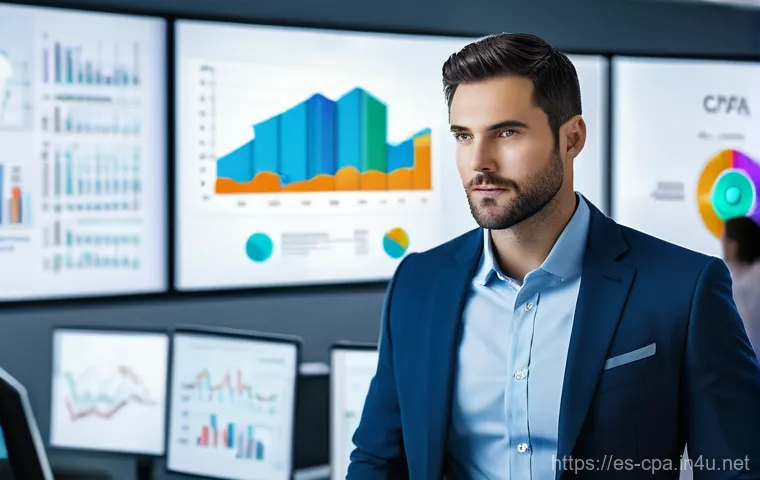 CPA 취업 시장 트렌드 - **Prompt 1: The Modern CPA as a Digital Strategist**
    A highly professional male CPA, in his late...